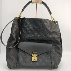 Pre-owned Louis Vuitton leather Shoulder Bags Hobo Metis Monogram Empreinte [BF 123Z] XP01896