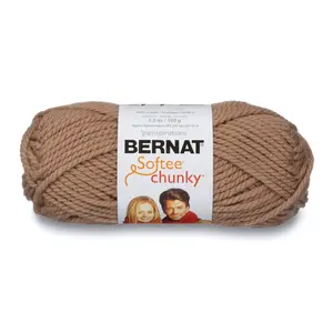 Bernat Softee Chunky Yarn, 100G, Soft Taupe Spinrite