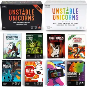 Unstable Unicorns English Family Game Party Expansions Basic Version of Classic