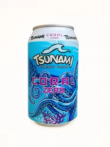 Coral Zero Tsunami Energy Drink 6-Pack 12 OZ Cans Energy Boost for Daily Use & Special Occasions Convenient 6-Pack for Sharing US