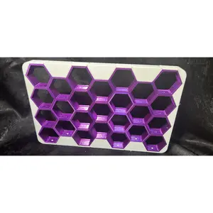 Wall Display Holds 25 Minifigures Compatible with Lego