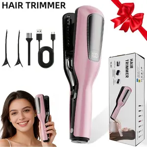 Wireless Hair Trimmer for Damaged Split Ends, Portable Travel Grooming Tool, Compact Design for Easy Maintenance & Styling