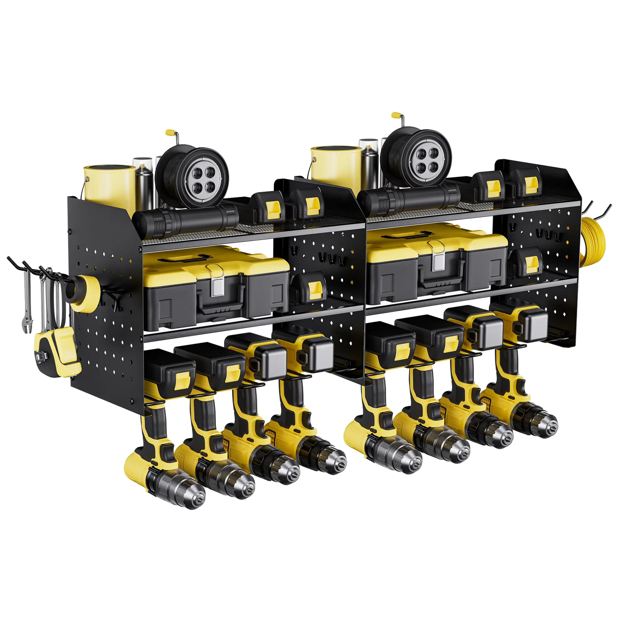 2-in-1(3 Layer black)