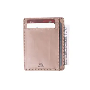 The Scout Slim RFID Wallet by Andar – Minimalist Leather Card Holder for Men and Women with Cash Slot | Compact Front Pocket Wallet for Everyday Carry Protection