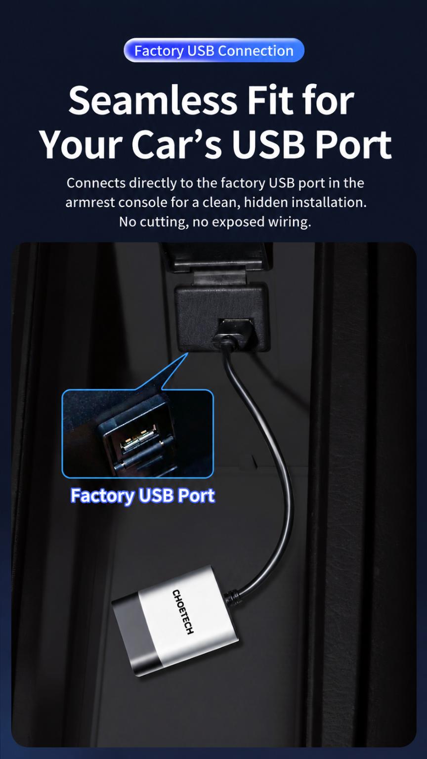 CHOOCL Bluetooth Car Adapter with USB Interface for Infiniti Q70/G37/EX/FX35/JX/QX50/QX60/M & NMC Patrol(2012-2018)/Qashqai(2014)/Murano(2011-2012)/Altima(2011-2012)/Rogue(2014-2016)