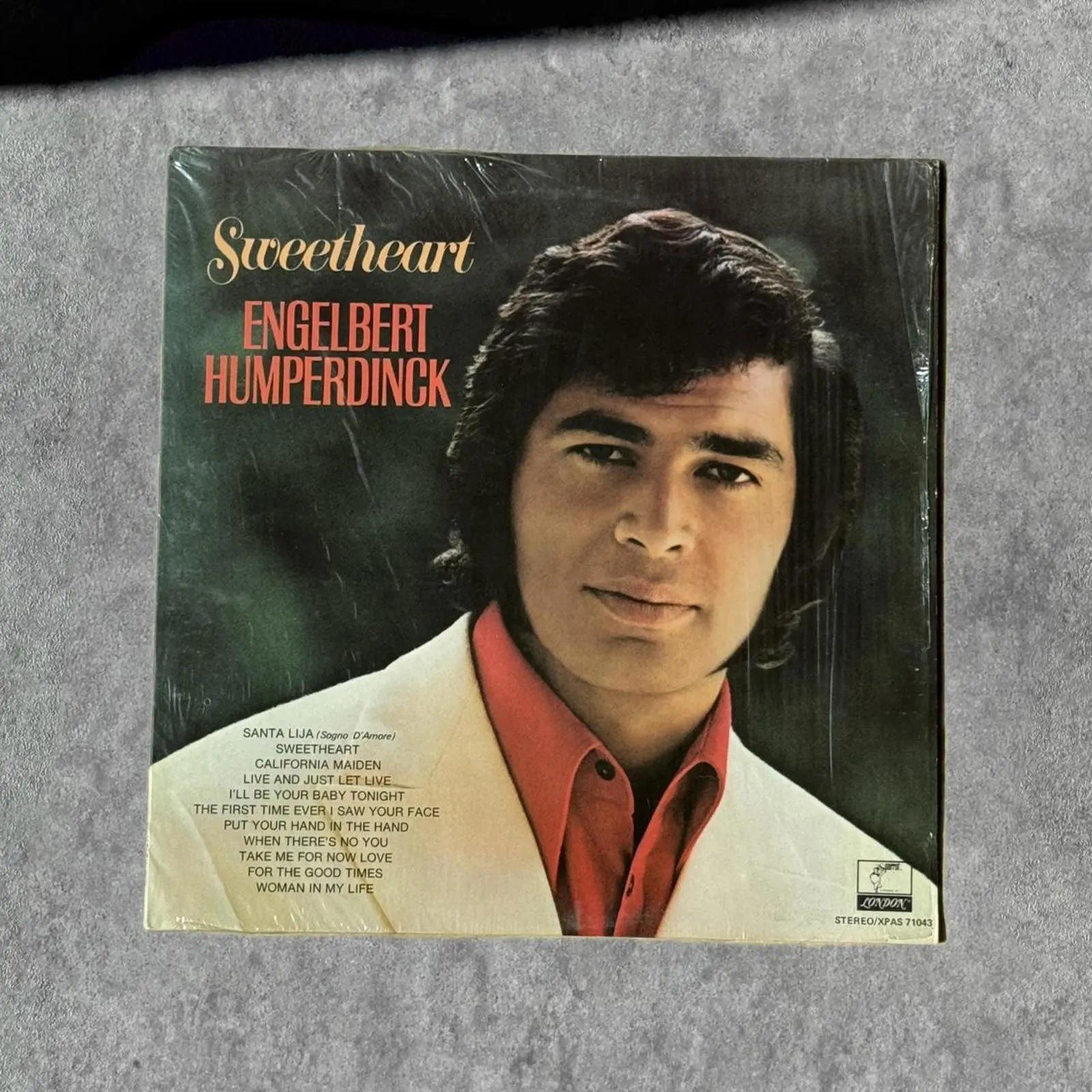 Engelbert Humperdinck “Sweetheart” Vintage Record Vinyl