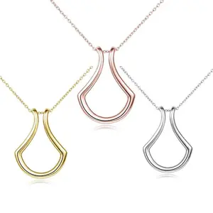 Ring Holder Necklace for Women Girls Ring Keeper Necklace for Wife Girlfriend Mom Ring Keeper Pendant Jewelry Gifts