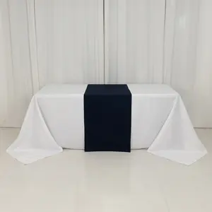 Wide Premium Polyester Table Runner 24"x72" Navy Blue - Sublimation Printable Blank Banner