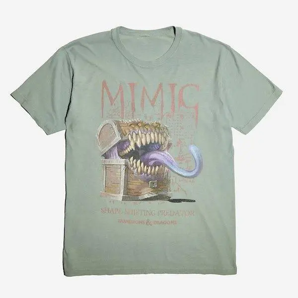 Dungeons & Dragons Graphic Tee, Vintage Fantasy Role Playing Game T-Shirt, Retro RPG Fan Apparel