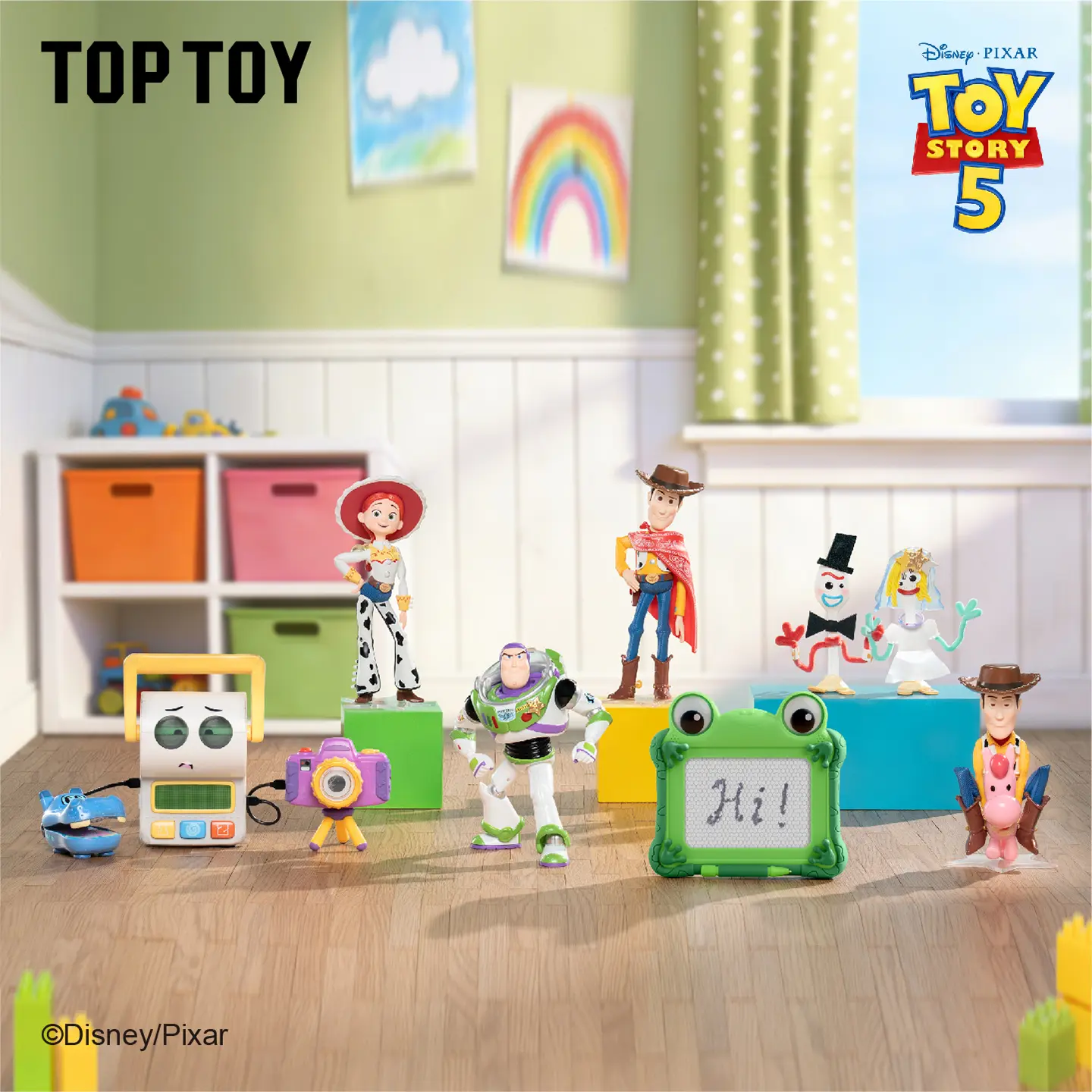 TOPTOY Disney Toy Story 5 Friends Forever Series Blind Box Figures, Cute Blind Bag Collectible Random Pack, Desktop Ornament, Birthday Gift, Summer-Themed Toy & Hobby Action Figure tiktokshopbacktoschool