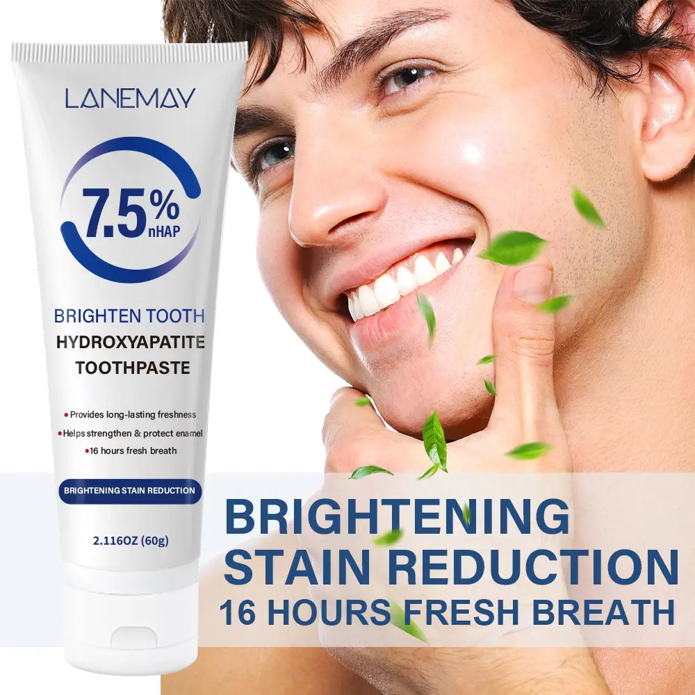 This repairing and brightening toothpaste improves yellowing teeth, maintains long-lasting fresh breath, gently cleanses and cares for delicate tooth enamel, and soothes bad breath.