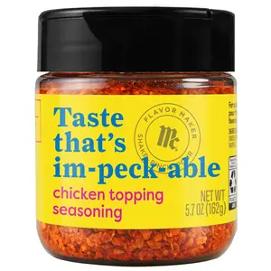 McCormick Chicken Topping Seasoning, Flavor Maker, 5.7 oz - Bold, savory flavor boost Spice Powder