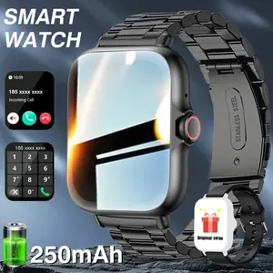 Smart Watch with 1.83 Inch Touch Screen, Call Reminders, Multiple Dials, Sport Modes, Weather Forecast, Music Control, Wireless Smart Watch