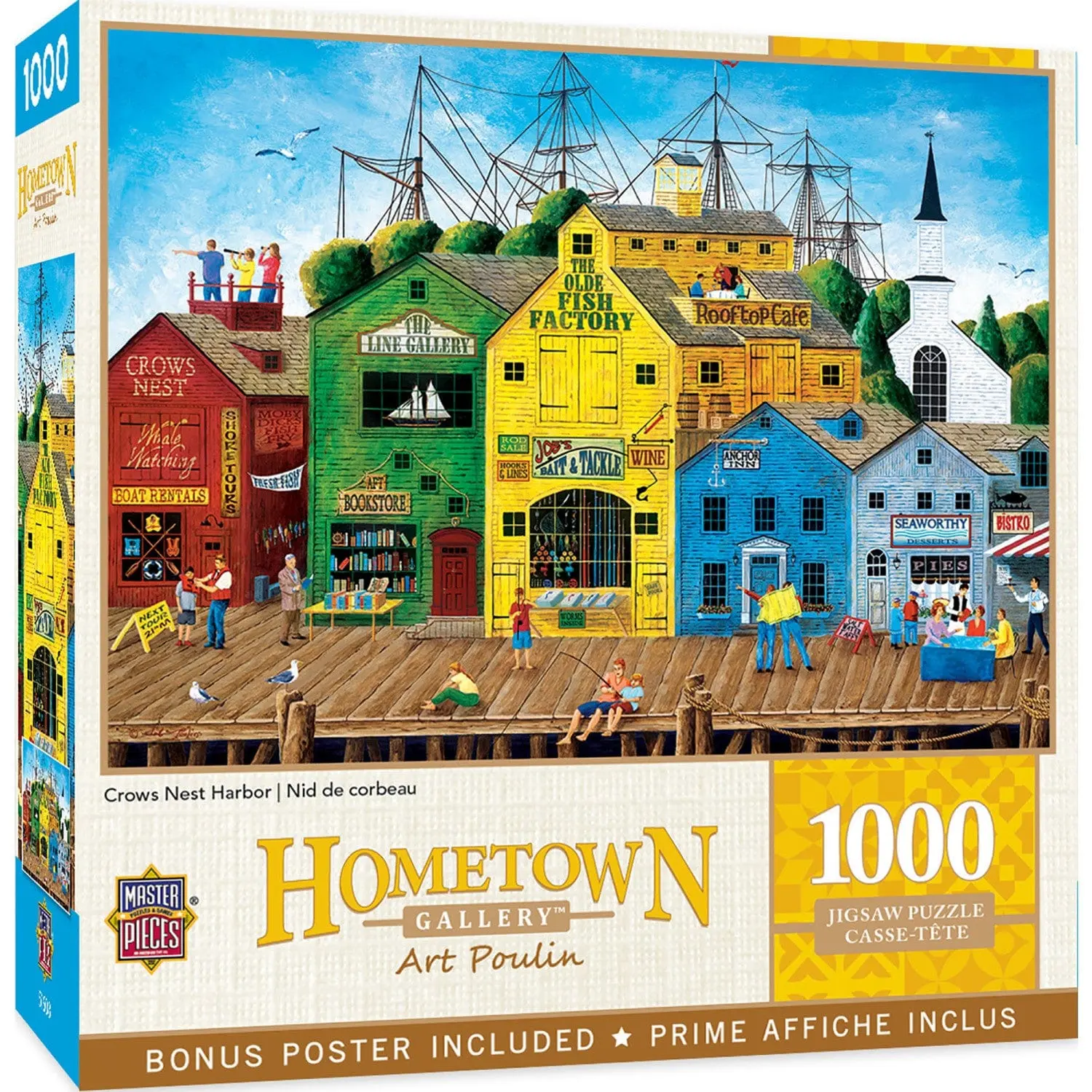 MasterPieces - Hometown Gallery 1000 Piece Jigsaw Puzzle