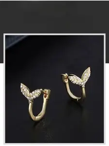 Fish Tail Fashion Jewelry Women Ear Rings Cute Decorative Stud Earrings for Girls, Small Fresh Style, Perfect Gift for Teenage Girls