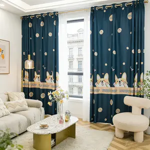 Snooztex  1PC Printed Blackout Curtain – Cute Printed Pleated Floor-Length Curtain for Kids’ Room, Fits Multiple Room Types, Stylish Home Upgrade, Multiple Sizes & Colors lineuxury curtains beautiful curtains