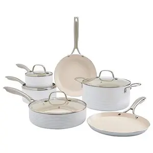 Denmark 10-Piece Monaco Aluminum Cookware Set