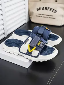 Men's Summer Fashion Casual Sandals, Soft Sole Beach Shoes, Non-Slip Sport Sneakers, Comfortable Footwear for Men, Size 45