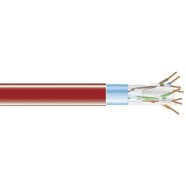 Black Box 1000ft Cat.6 STP Bulk Network Cable - Red EVNSL0616A1000