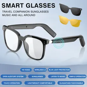Smart Glasses for Everyone – Wireless Calling, Music Playback, High-Clarity Lenses, Touch Control, Compatible with iOS and Android
