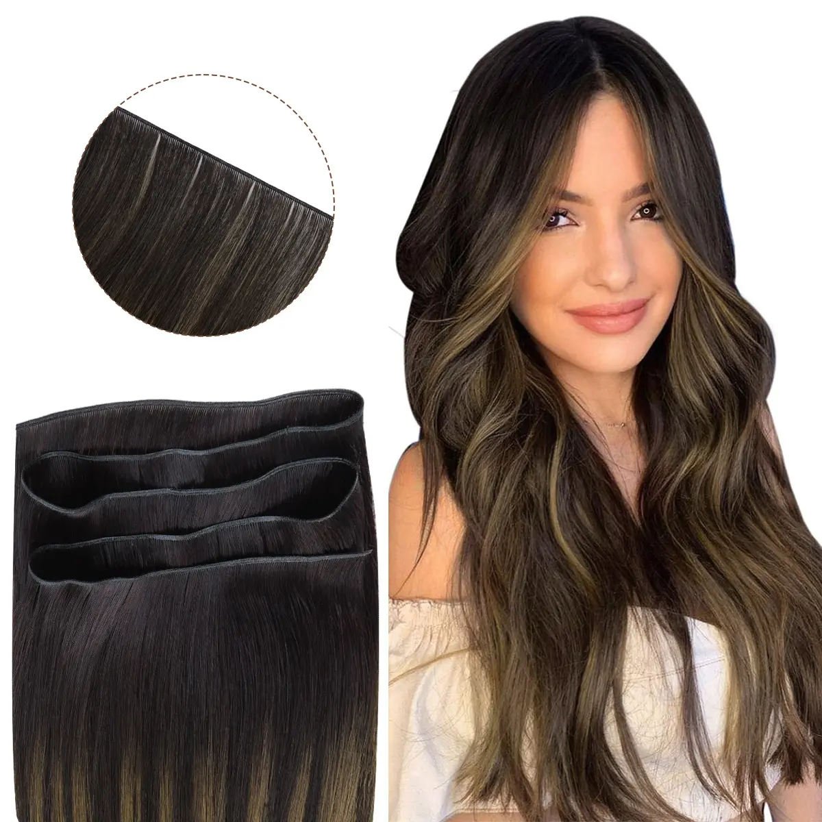 #2/6/2  Dark Brown Balayage