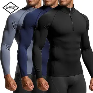 Compression Sportswear Fitness Top Gym Shirts Quick-dry Breathable Slim Long-sleeved T-shirt Running Training Workout