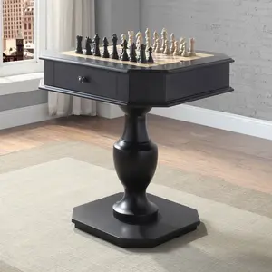 Dreamzon Black 2-Drawer Game Table