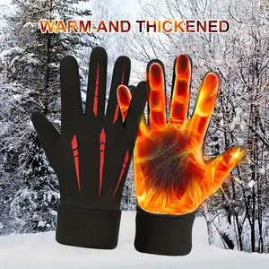 Winter Warm Gloves, Touch Screen Thermal Gloves, Outdoor Sports Gloves for Cycling, Running, Hiking, Camping, Skiing, Snowboarding
