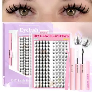 Fairy Lash Clusters Kit Spiky Manga Cluster Eyelash Extensions Kit Wispy Eyelash Clusters with Spikes Anime Cluster Lashes Extensions Kit Spiky Individual Lashes Salon Look for Daily Work & Parties by Sosiaycici Makeup Cosmetic