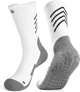 Non-Slip Athletic Socks for Men and Women - Grip Socks for Football, Yoga, and Running