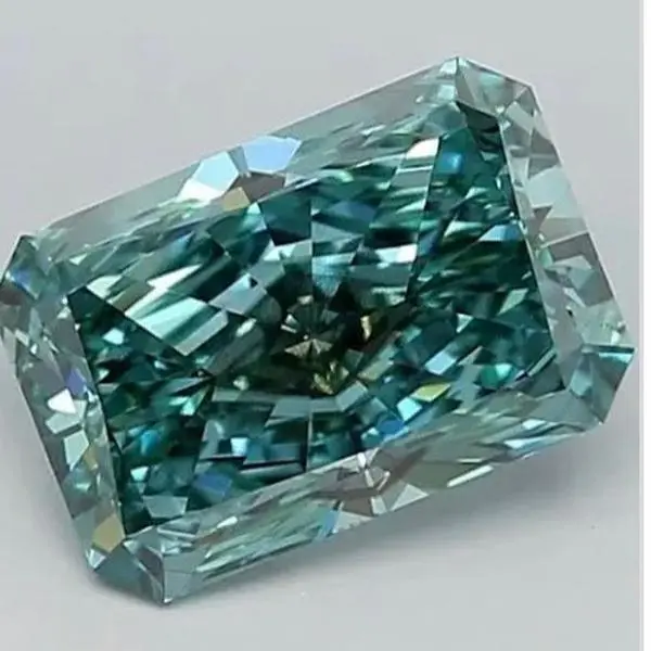 Lab-Grown Radiant Loose Diamond - 2.00ct, IGI Certified, Fancy Vivid Blue, VS1 Clarity, Ideal for Stone Diamond Rings, Blue Diamond