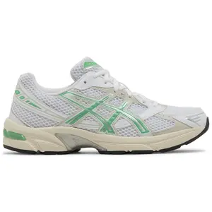 ASICS Gel-1130 White Malachite Green Women's Perfect Casual Daily Lifestyle Sneaker Fashion Footwear Gym Walking Shoe Running Sneaker Girl