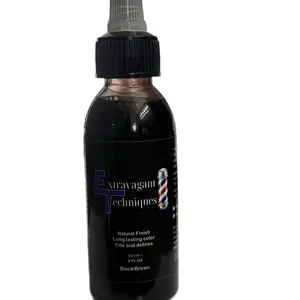 Black/Brown Enhancements for Men's Hair - 60ml Airbrush Safe for Beard & Hairline Color Enhancement - Water-Resistant & Long-Lasting Blend
