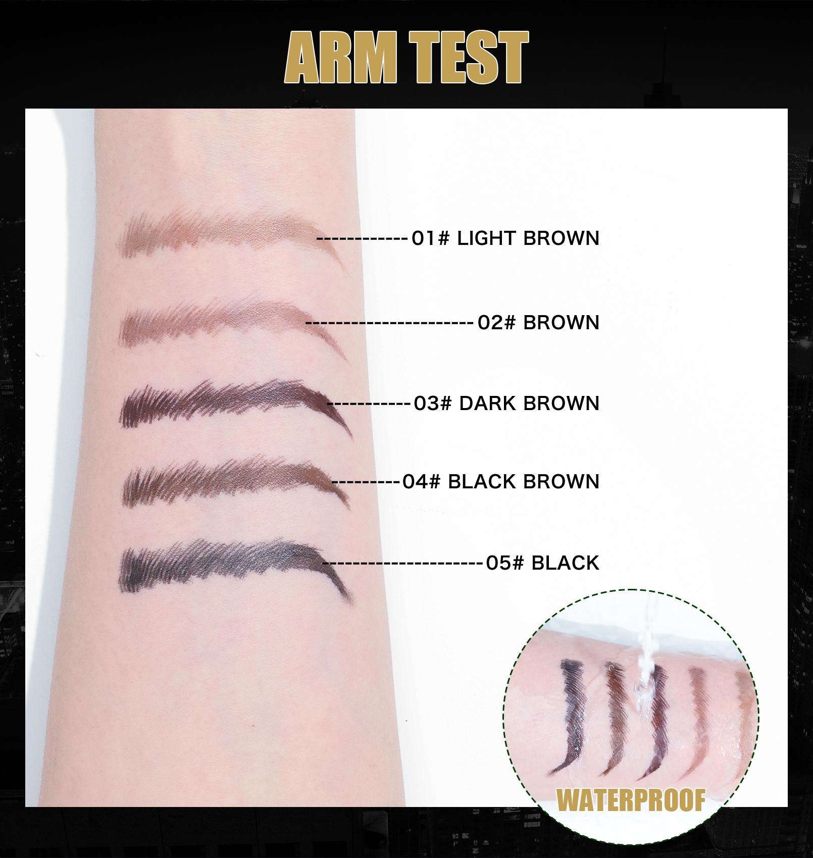 【Mother's Day gift】 5Color Eyebrow Pencil,Waterproof Eyebrow Pencil，Create Natural and Wild Eyebrows and Delicate Eyelashes Waterproof & Sweatproof