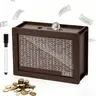 5000/10000 Savings Challenge Box, Wooden Money Box for Adults and Kids, Cash Safe Savings Box, Piggy Bank, Expense Record Box, Coin Storage, Money Storage Jar