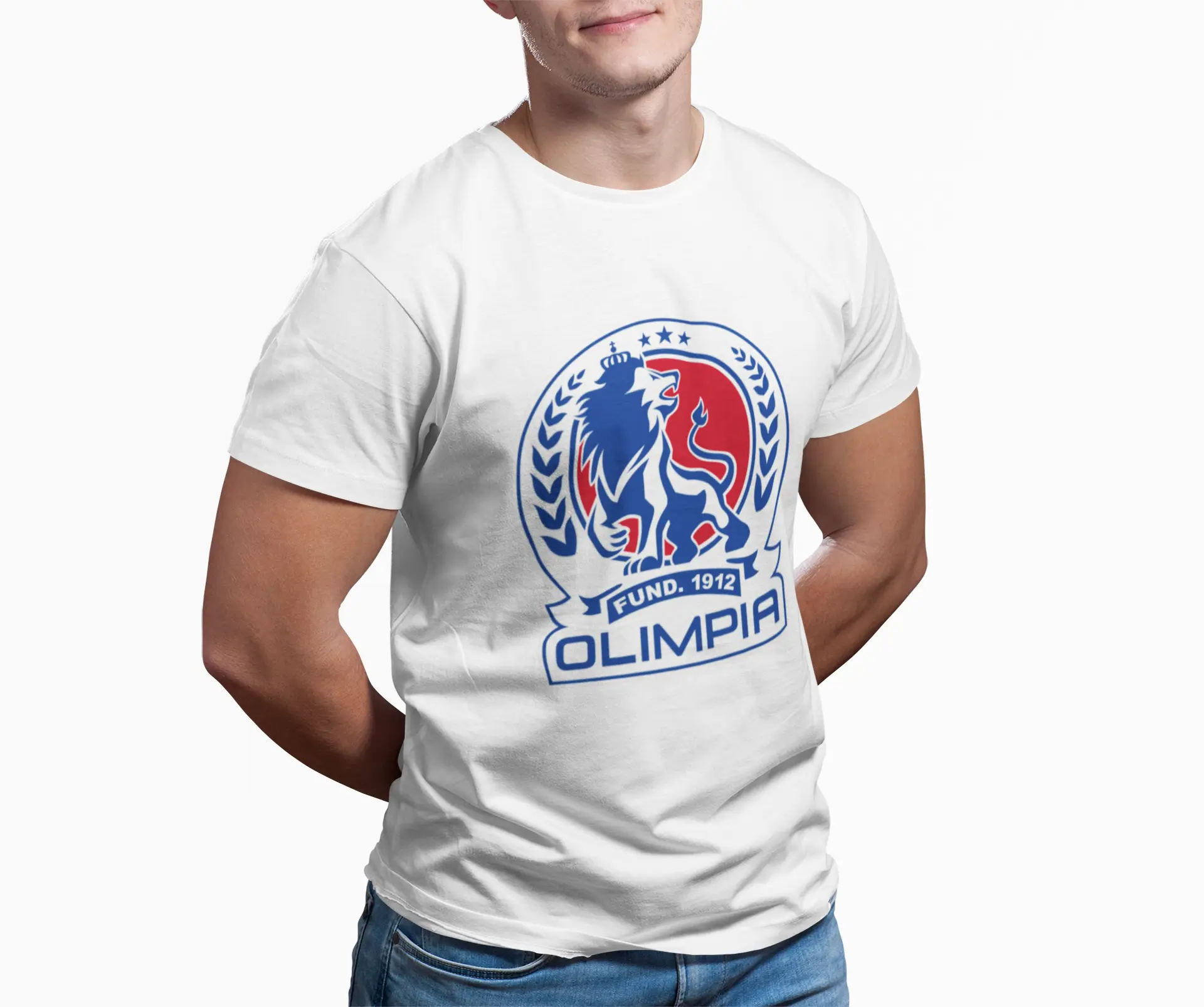 Olimpia Polyester Crewneck Soccer T-Shirt with Sublimation Printing