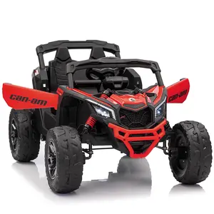 KerryYoo SU5 24V Ride-On Toy for Older Kids, 4x200W, 2-Seater Electric Ride-On UTV 4WD/2WD, EVA Rubber Tires, 4x4 Shock Absorbers, Remote Control, Licensed Can-Am, Bluetooth