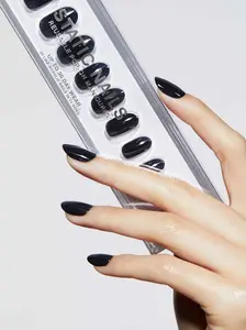 Static Nails Like-Acrylic Reusable Pop-On Manicures - Glazed Onyx - The Better, Long-Lasting Alternative to Gels, Dips, Acrylics & Press-On Nails
