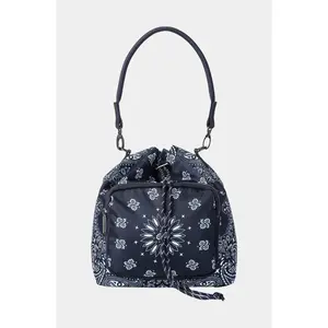 Bandana Print Bucket Bag