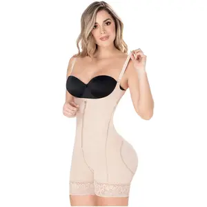 Open Bust Mid Thigh Postpartum Compression Shapewear – Sculpt & Recover | Diane & Geordi 2396