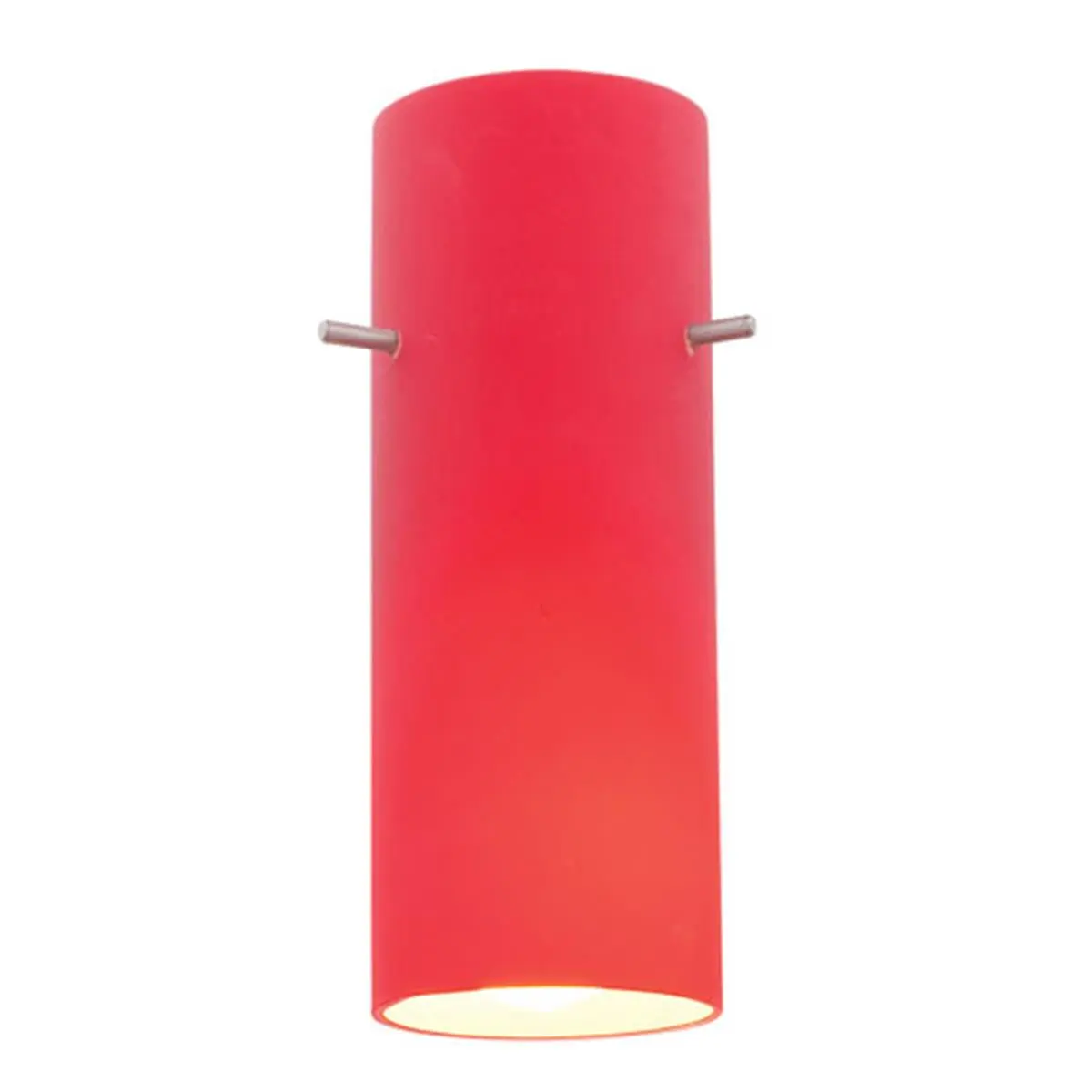 Access Lighting Inari Modern Red Silk Glass Replacement Shade, Decorative Cylindrical Design, 10" Length x 4" Diameter, Innovative, Round, Stylish And Innovative Design