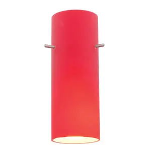 Access Lighting Inari Silk Glass Cylinder - Red, Modern, Stylish, Decorative Design Cycling Leisure & Outdoor Recreation Accessory
