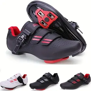 Men's Professional Cycling Sneakers Compatible With SPD Cleat, Breathable Sport Shoes For Mountain Bike Ridding Racing Outdoor