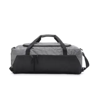 High Sierra Weekender Bag Lightweight Spinner Mercury/Black 60L Essential Duffel