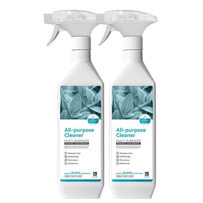 Kathwi K-nature All-purpose Cleaner Home & Car Use Avocado extract formula protects car paint and leather interior Antibacterial 99.99%  for Bathroom Kitchen Oven Stove Range Hood Toilet Bowl Cleaner 500ml Household Products Effective