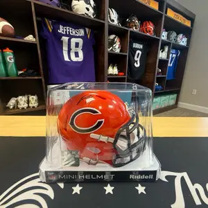 Riddell Luther Burden Autographed Chicago Bears Mini Helmet Official NFL Collectible Sports Memorabilia