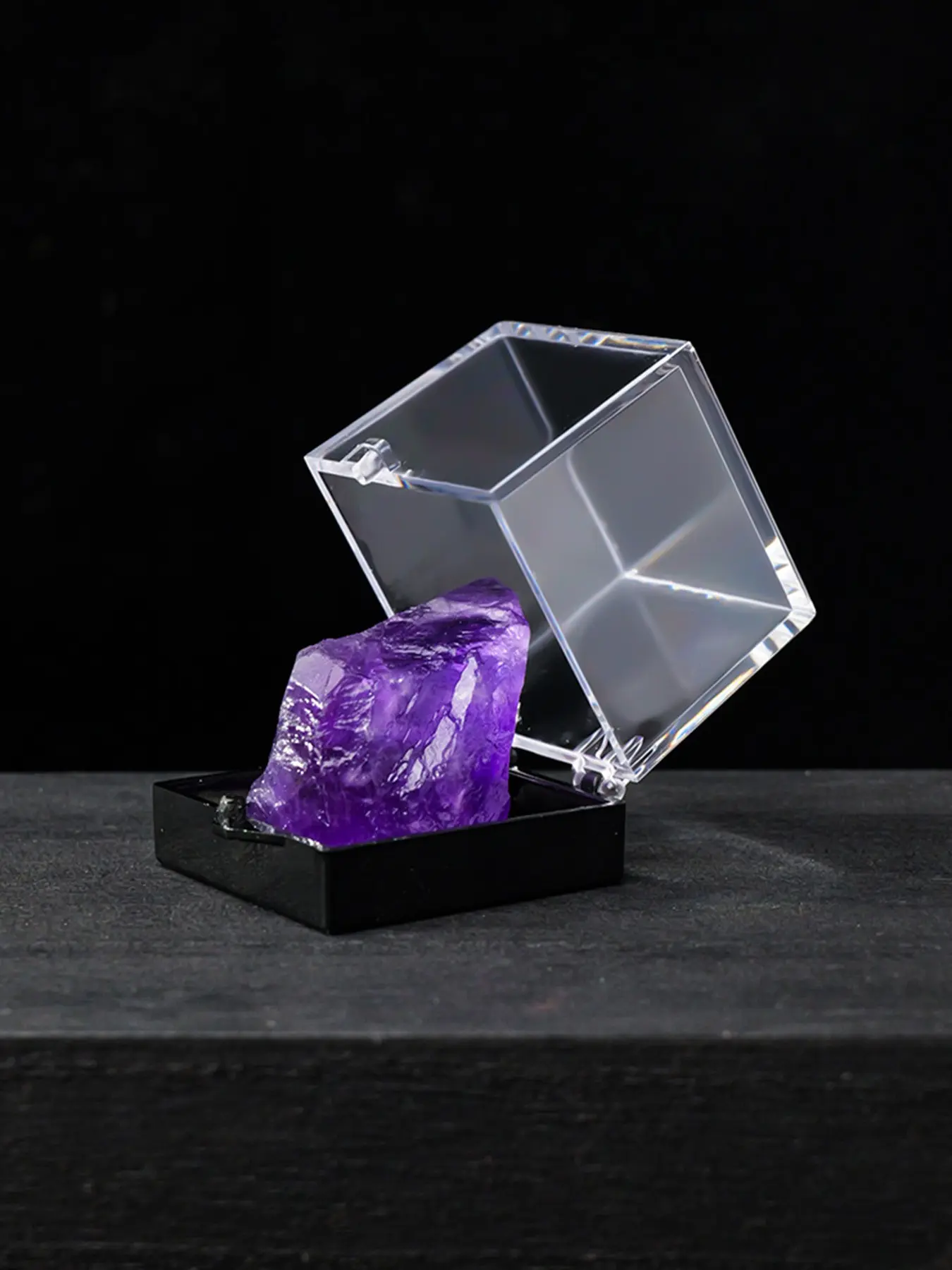 Natural Crystal Mineral Specimen Box, Various Gemstone Display Case, Ideal for Collectors, Educational Rock Collection Set