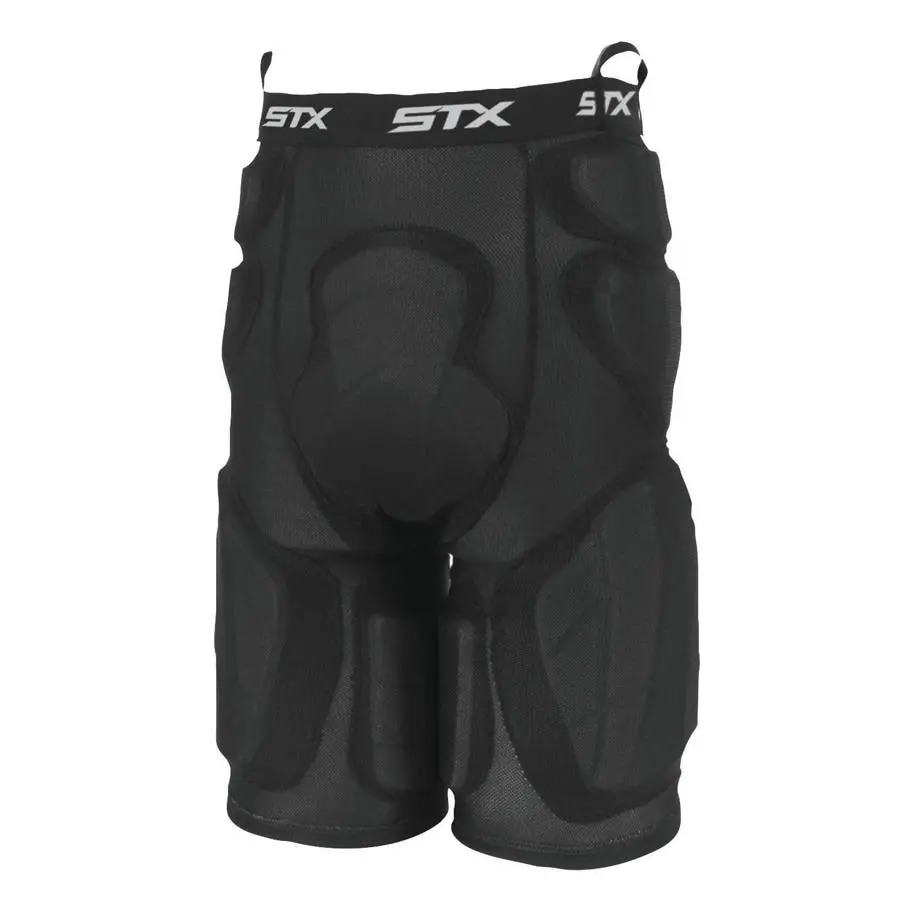 STX Deluxe Lacrosse Goalie Pants, Goalie Gear with Easy Waist Tabs, Floating Pads, Full Mesh, Moisture-Wick Fabric for Lacrosse Players, Breathable, Easy On/Off, Maximum Mobility, Mesh Body