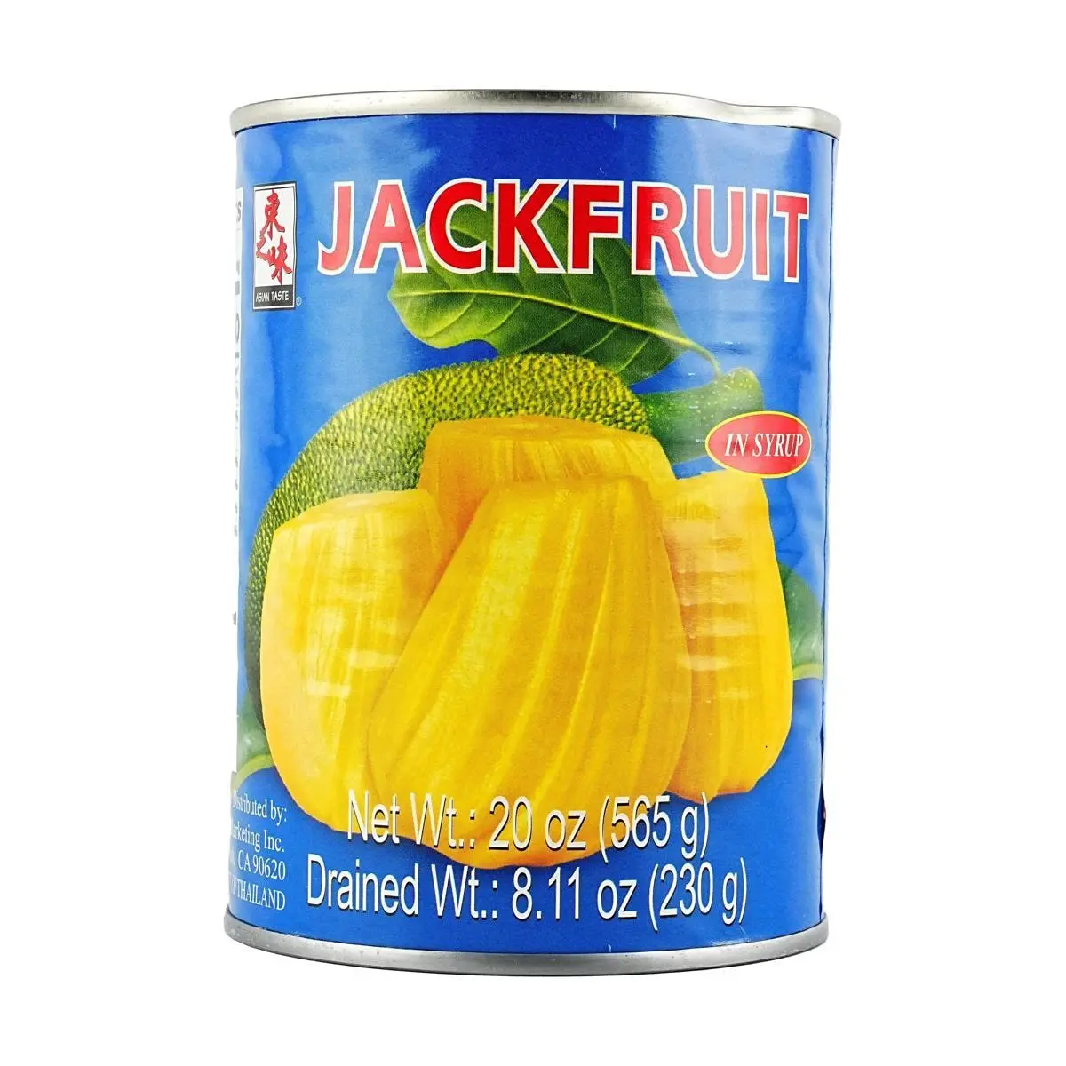 ASIAN TASTE Canned Jackfruit in Syrup 565g - Perfect for Desserts, Milk Tea, and Fruit Salads ASIAN TASTE Canned Jackfruit in Syrup 565g - Perfect for Desserts, Milk Tea, and Fruit Salads