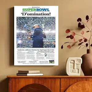 The Seattle Times The Super Bowl LX Champion Seahawks Domination Poster